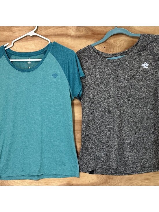 Rabbit Tops - 2 Rabbit EZ Tee Short  Sleeve Running Shirt Womens XL Gym Stretch Athleisure